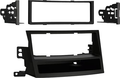 Angle. Metra - Dash Kit for Select 2010-2014 Subaru Outback DIN - Black.