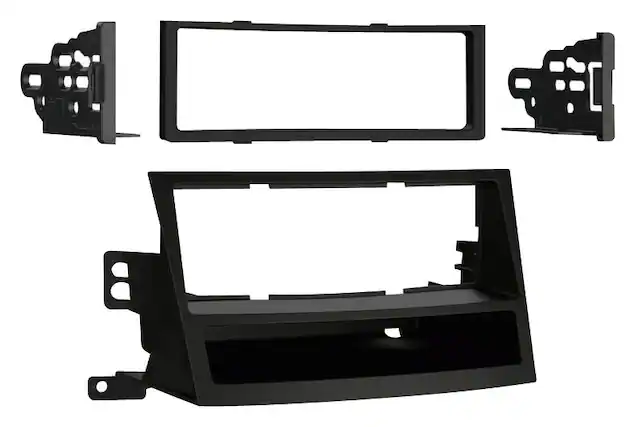 Front. Metra - Dash Kit for Select 2010-2014 Subaru Outback DIN - Black.