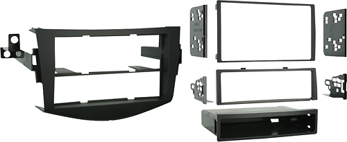 Angle View: Metra - Dash Kit for Select 2006-2012 Toyota RAV4 DIN DDIN - Black