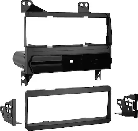 Angle. Metra - Dash Kit for Select 2007-2010 Hyundai Elantra DIN - Black.