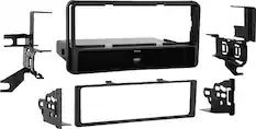 Angle. Metra - Dash Kit for Select 2007-2014 Toyota FJ DIN - Black.