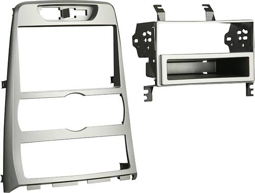 Angle. Metra - Dash Kit for Select 2010-2012 Hyundai Genesis - Silver.