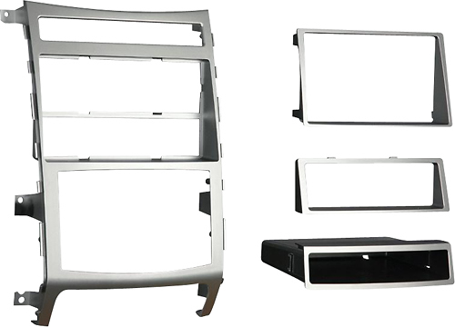 Angle View: Metra - Dash Kit for Select 2007-2013 Hyundai Veracruz DIN DDIN - Silver