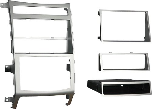 Angle. Metra - Dash Kit for Select 2007-2013 Hyundai Veracruz DIN DDIN - Silver.