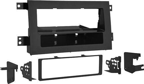 Angle. Metra - Dash Kit for Select 2006-2014 Honda Ridgeline DIN - Gray.