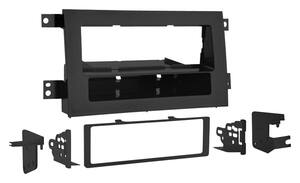 Metra - DIN Installation Kit for Most 2005-2009 Honda Ridgeline Vehicles - Gray - Front_Zoom