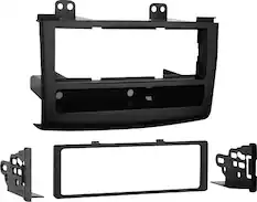 Angle. Metra - Dash Kit for Select 2008-2010 Nissan Rogue DIN - Black.