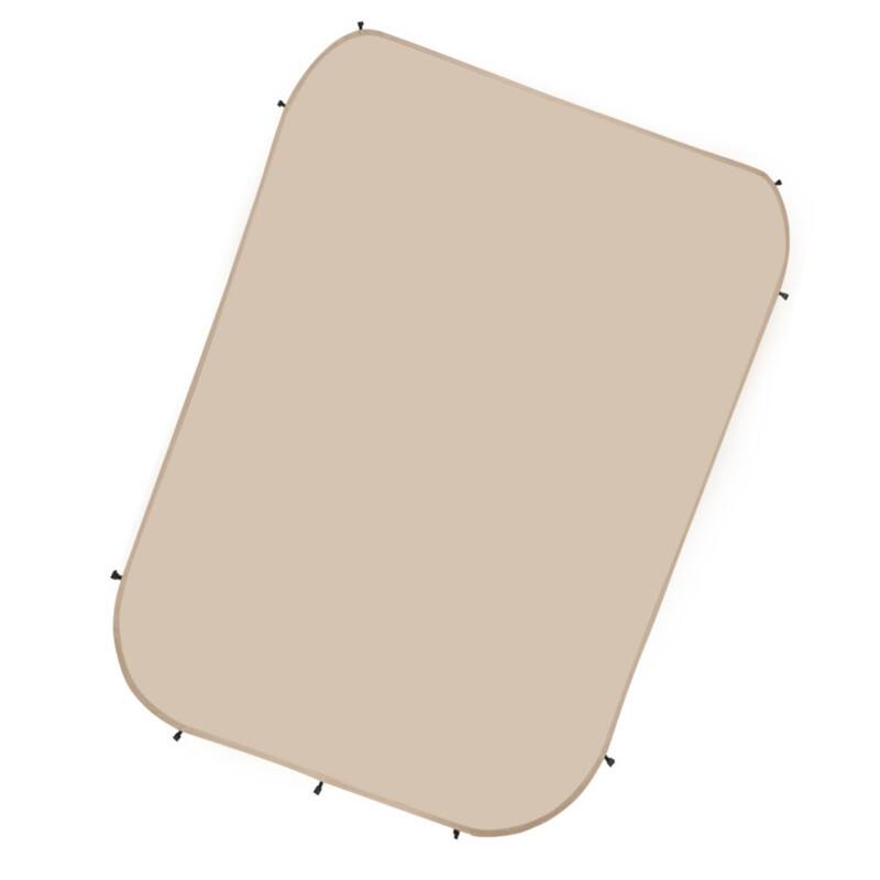 Alt View 6. HTUTWOO - Pop up Gazebo Screen Tent - 12x12ft Large 6-Sided Camping Canopy Tent with Removable Top and Carry Bag for 8-10 Persons - Beige.