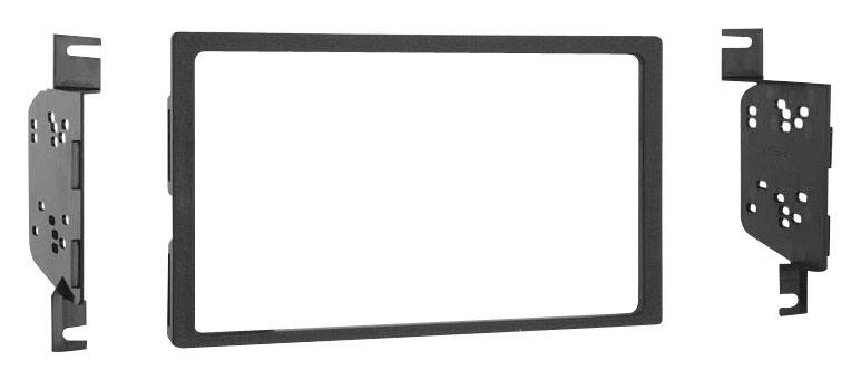 Front. Metra - Dash Kit for Select 2007-2008 Hyundai Elantra DDIN - Black.