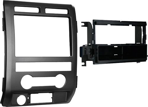Metra - Dash Kit for Select 2009-2010 Ford F-150 Lariat/F-150 Platinum w/o NAV - Black