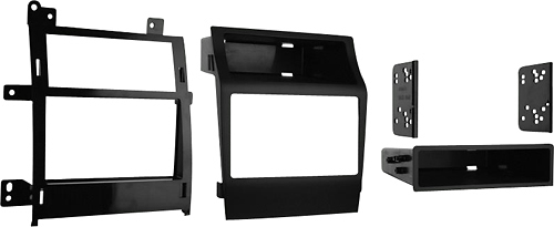 Angle View: Metra - Dash Kit for Select 2007-2014 Cadillac Escalade Escalade DIN DDIN - Black