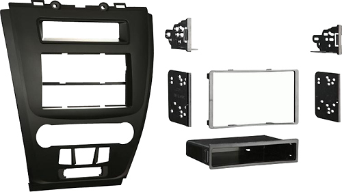 Angle View: Metra - Dash Kit for Select 2010-2012 Ford Fusion DIN DDIN - Black