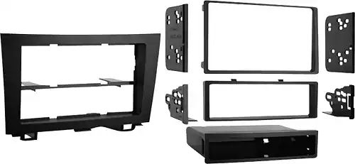 Angle. Metra - Dash Kit for Select 2007-2011 Honda CR-V DDIN - Black.