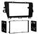 Front. Metra - Dash Kit for Select 2010-2015 Toyota Prius DDIN - Black.