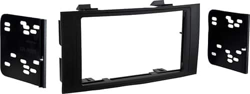 Metra - Dash Kit for Select 2004-2010 Volkswagen Touareg DDIN - Black - Angle_Zoom