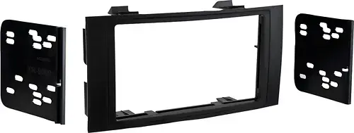 Angle. Metra - Dash Kit for Select 2004-2010 Volkswagen Touareg DDIN - Black.