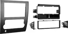 Angle. Metra - Dash Kit for Select 2008-2012 Nissan Titan DIN - Silver.