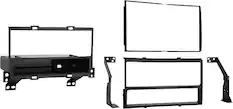 Angle. Metra - Dash Kit for Select 2007-2012 Nissan Sentra DIN DDIN - Black.