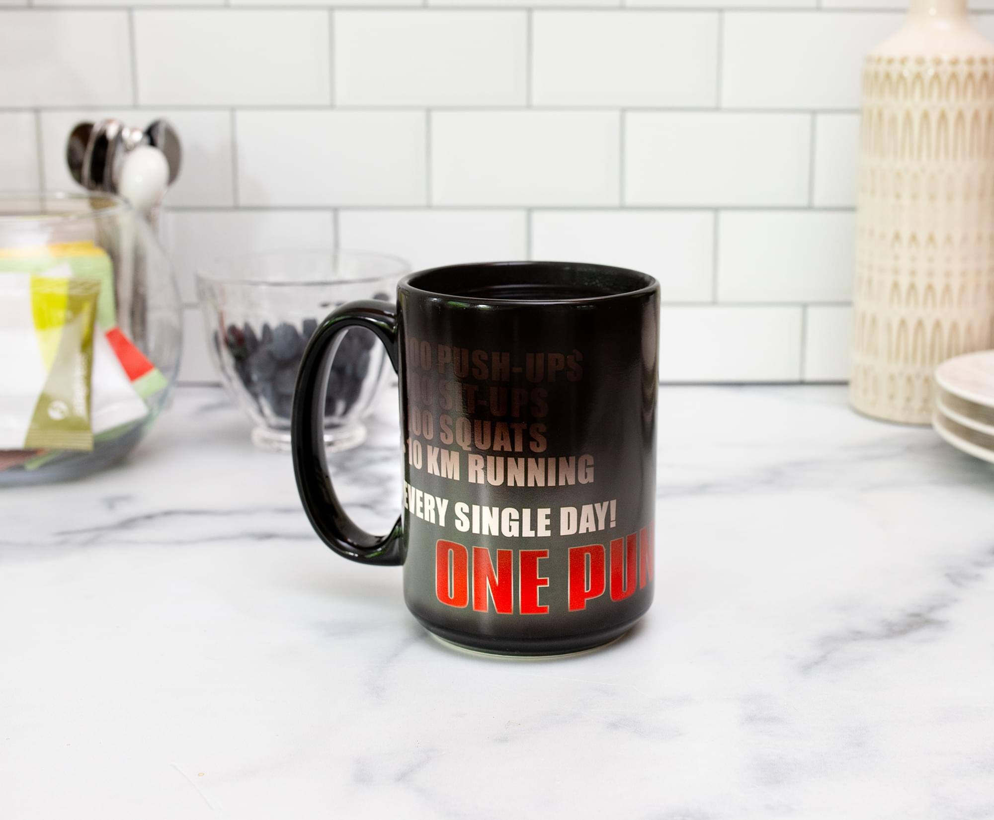 00 PUSH-UPS  
00 SQUATS  
10 KM RUNNING  
EVERY SINGLE DAY!  
ONE PUSH-UPS