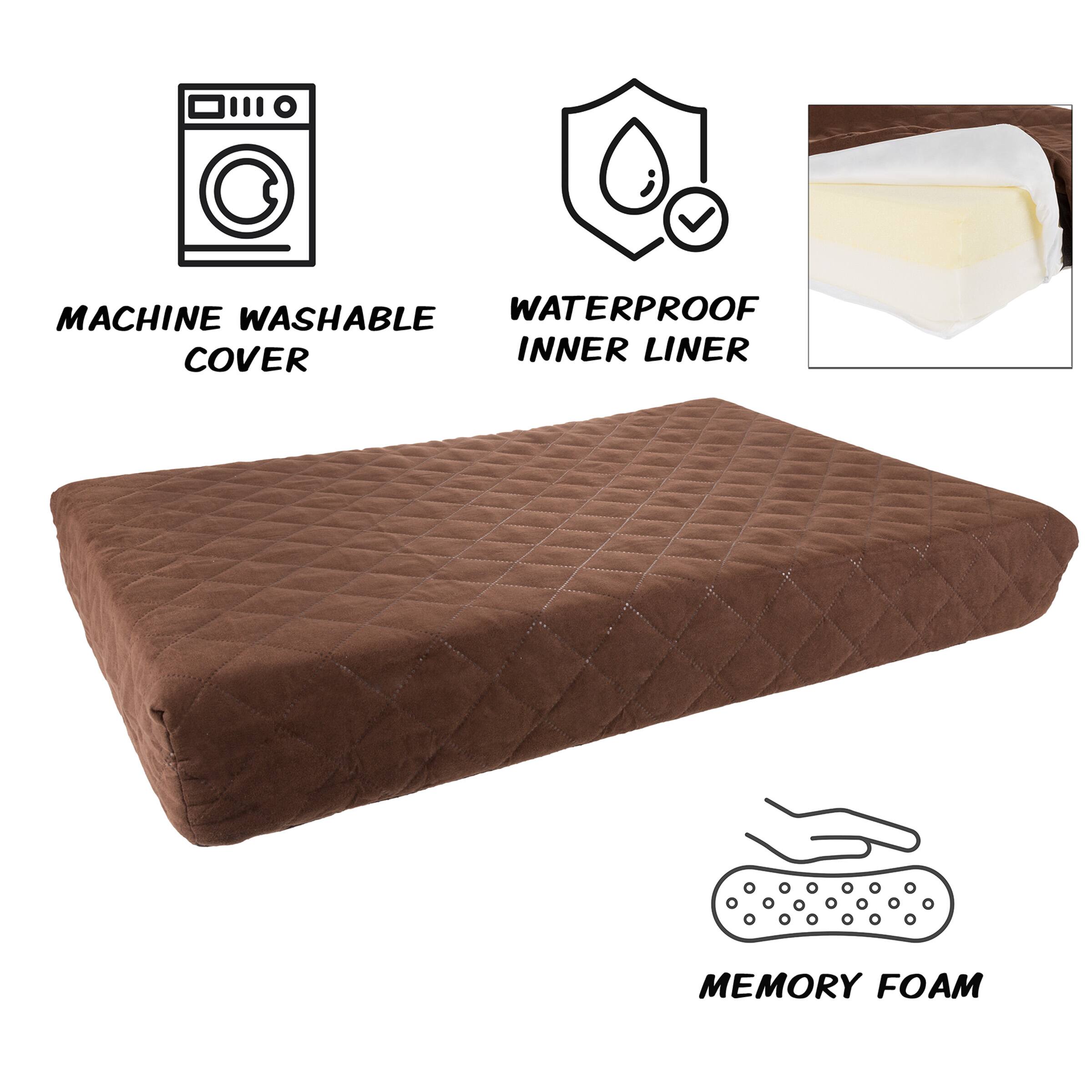 MACHINE WASHABLE COVER  
WATERPROOF INNER LINER  
MEMORY FOAM