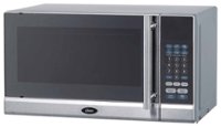 Front Zoom. Oster - 0.7 Cu. Ft. Compact Microwave - Silver.