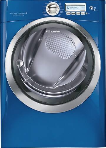 Front Standard. Electrolux - 8.0 Cu. Ft. Steam Electric Dryer - Mediterranean Blue.