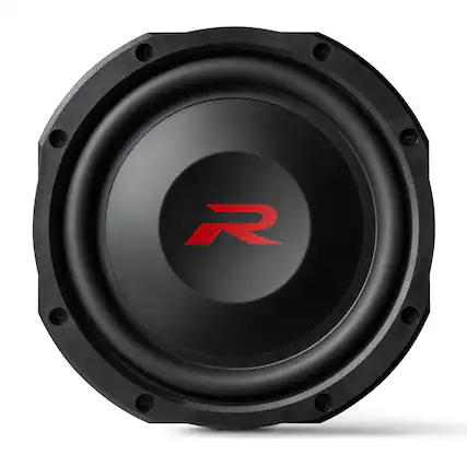 Front. Alpine - Alpine RS-W10D2 10-inch R-Series Shallow Subwoofer with Dual 2-Ohm Voice Coils - Black/Gray.