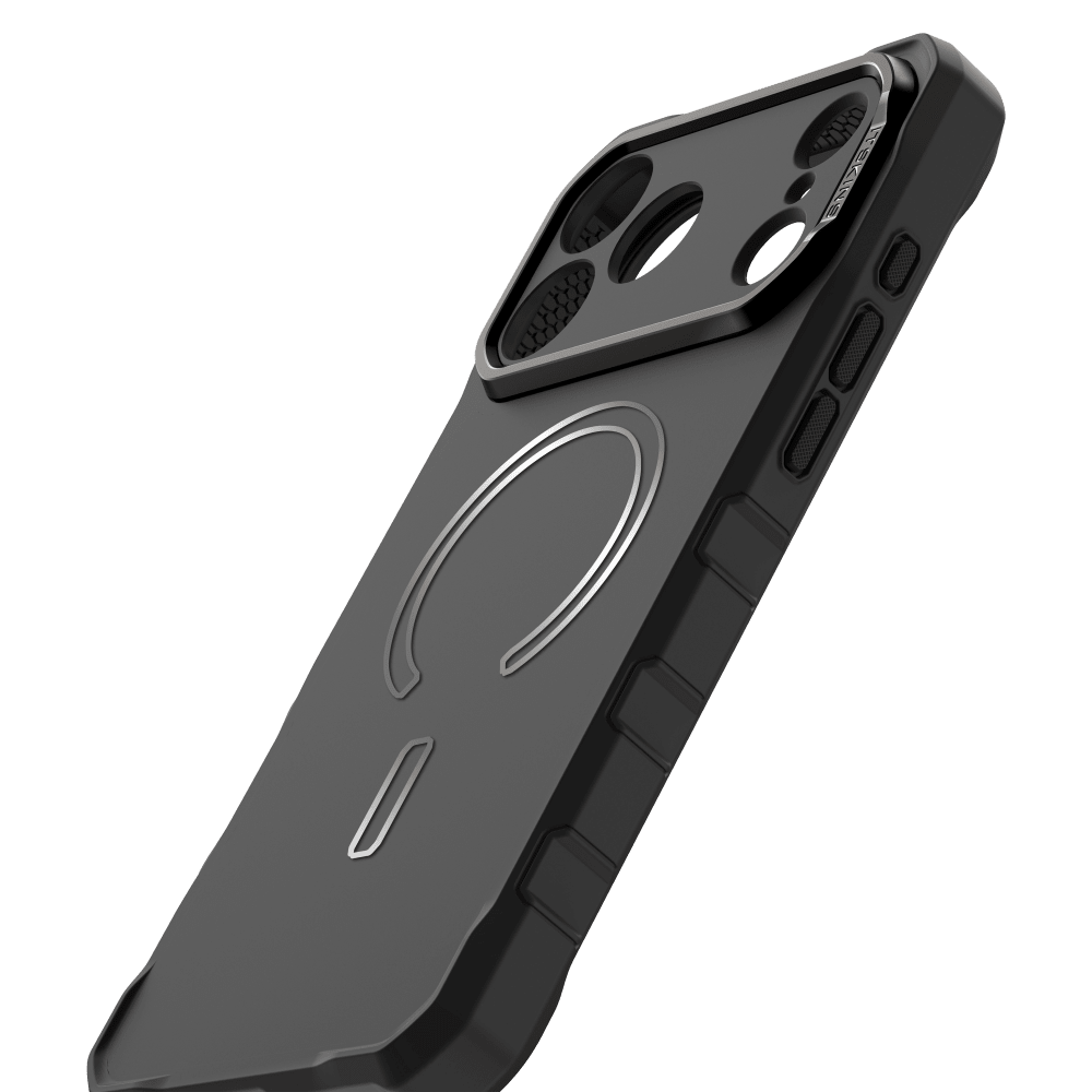 Alt View 4. Itskins - Supreme_R Bold MagSafe Case for Apple iPhone 18 Pro / 17 Pro - Black.