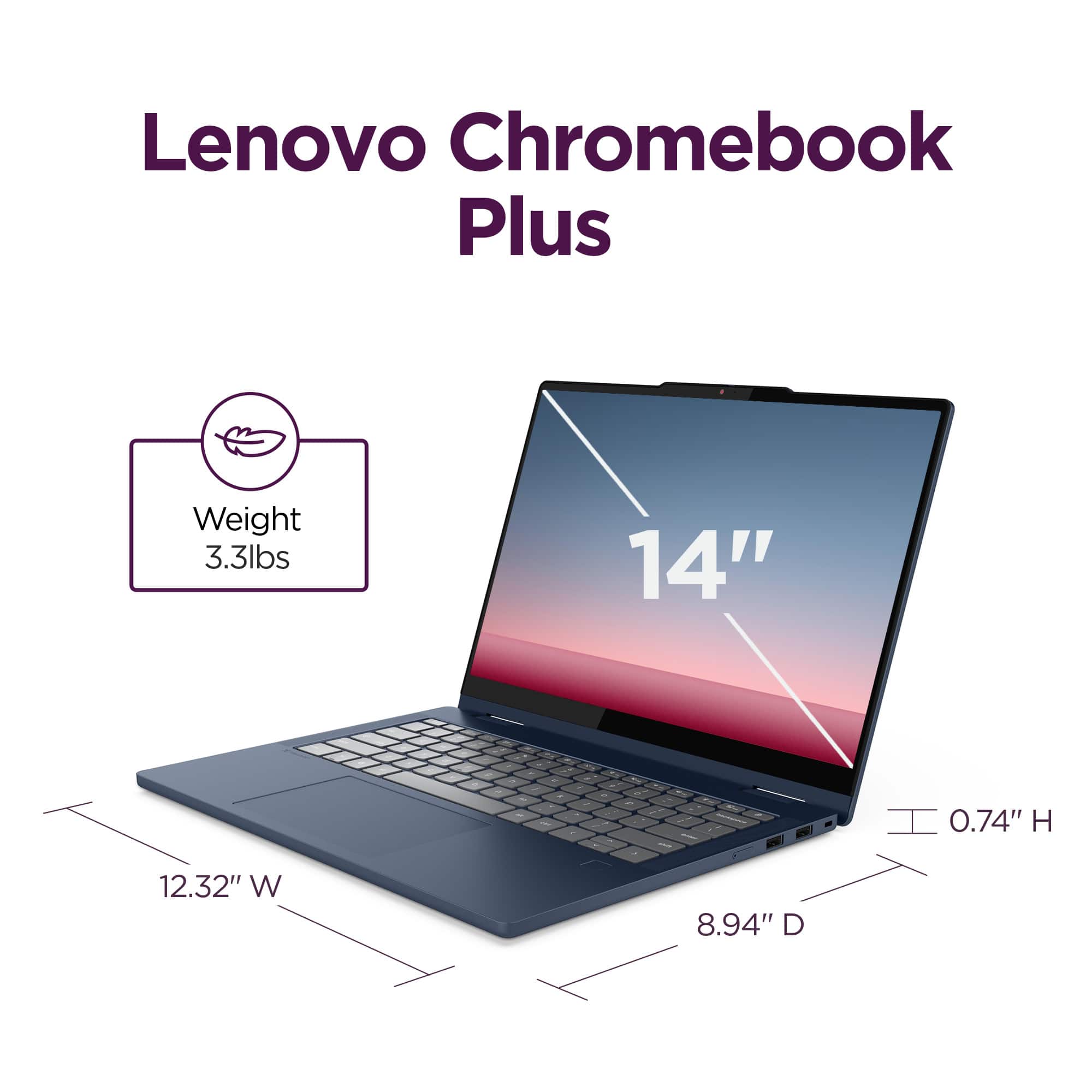 Lenovo Chromebook Plus 2 in 1 14