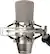 Front. MXL - Studio Condenser Microphone - Nickel.