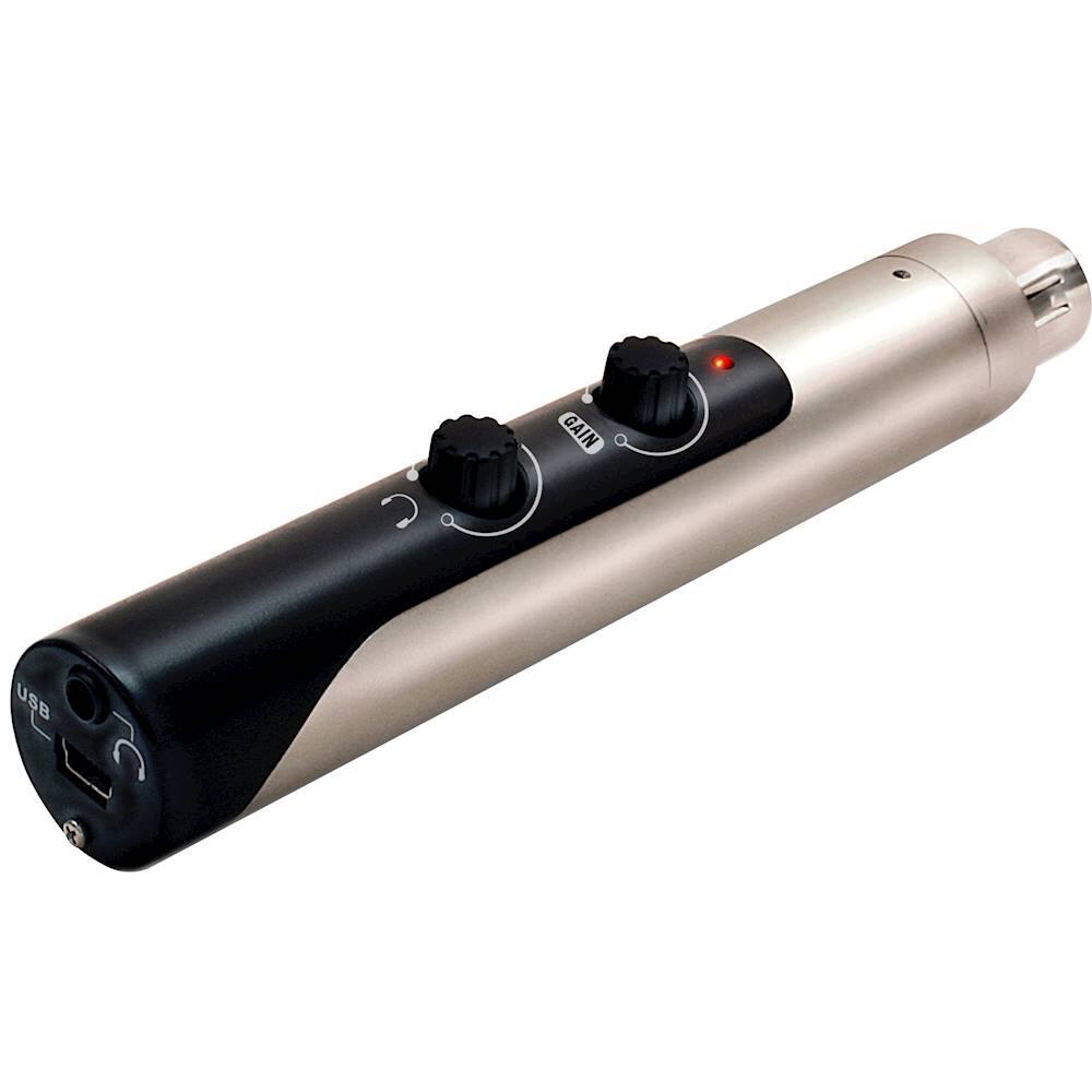 Left. MXL - Mic Mate Pro USB Audio Interface - Gold/Black.