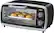 Left. Oster - 4-Slice Toaster Oven - Dark Blue.