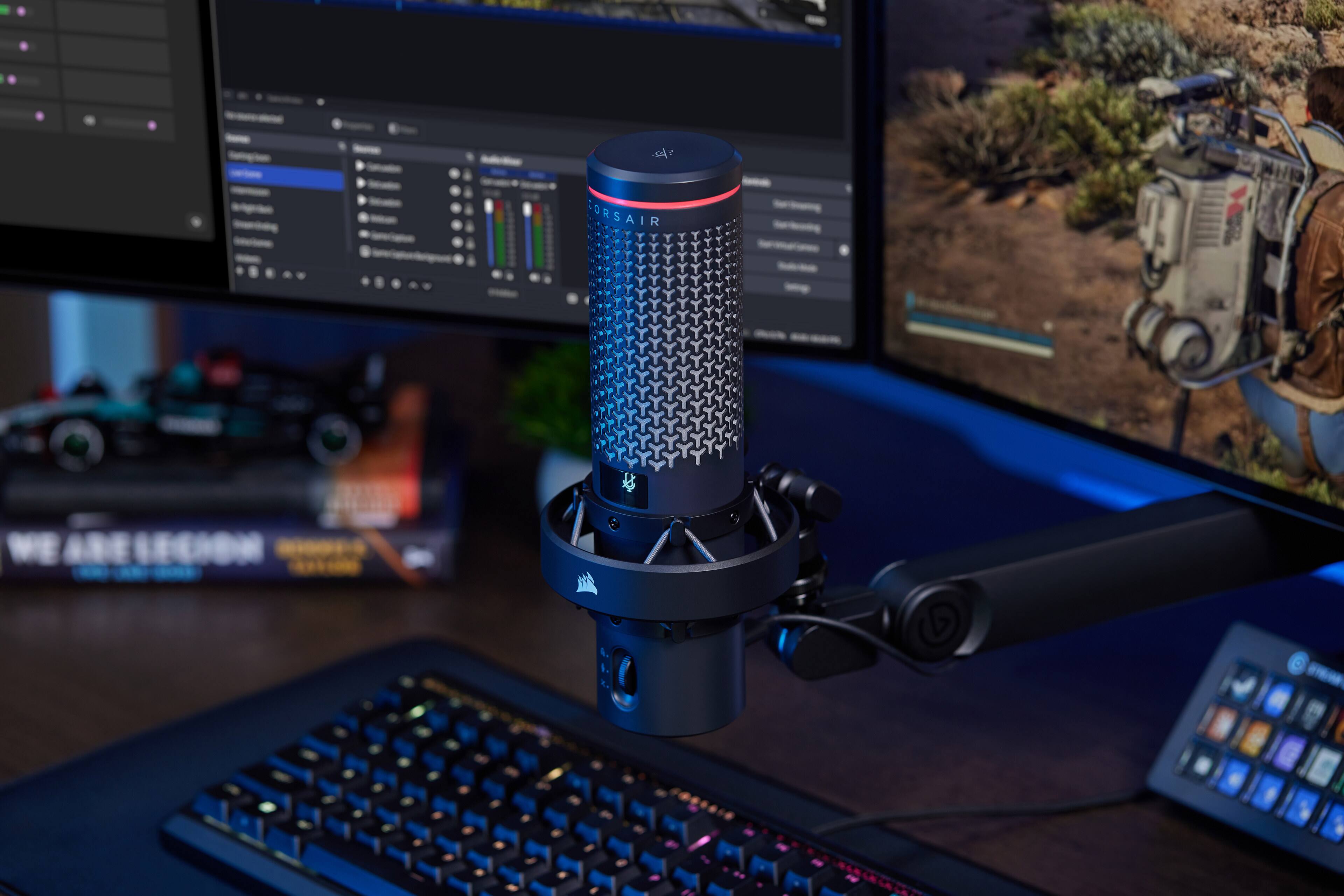Alt View 20. CORSAIR - VOXARA USB Gaming Condenser Microphone - Black.