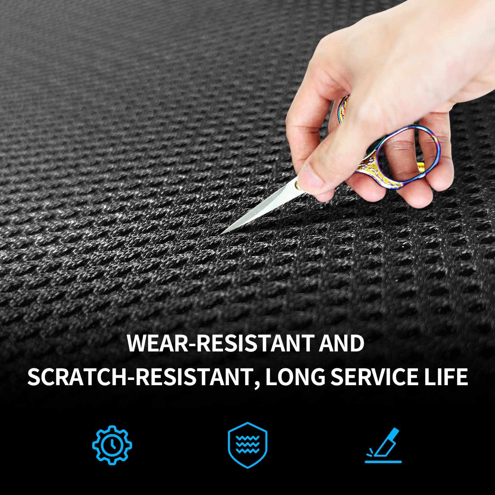WEAR-RESISTANT AND SCRATCH-RESISTANT, LONG SERVICE LIFE