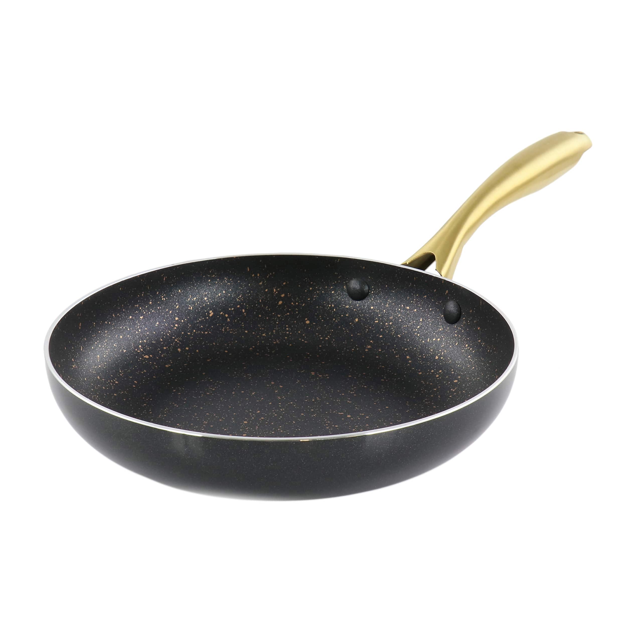 Gibson - Home Ellsworth 12 Inch Aluminum Nonstick Frying Pan - Black