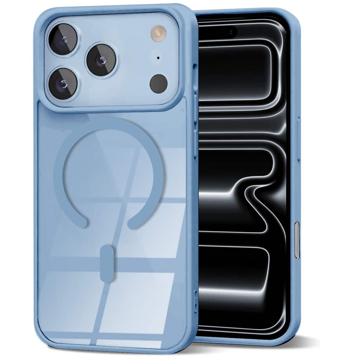 Entronix [Magnetic] Case for iPhone 17 Pro max [Clear Back] Soft