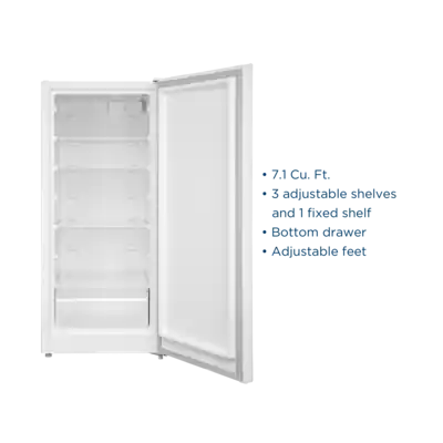 Insignia™ 7.1 Cu. Ft. Garage Ready Upright Convertible Freezer Insignia™ 7.1 Cu. Ft. Garage Ready Upright Convertible Freezer
