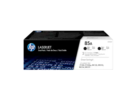 LOBEEIR AeY hp LASERJET Dual Pack / Pack de Deux / Pack Doble CE285AF 85 Black Preto Black Proto Siyah Siyah Print Cartridges / Cartuchos de impresión / Tazici Kortuslon Great Savings! HP LASERJET PRO P1102, P1102w, M1132, M1212, M1214, M1217