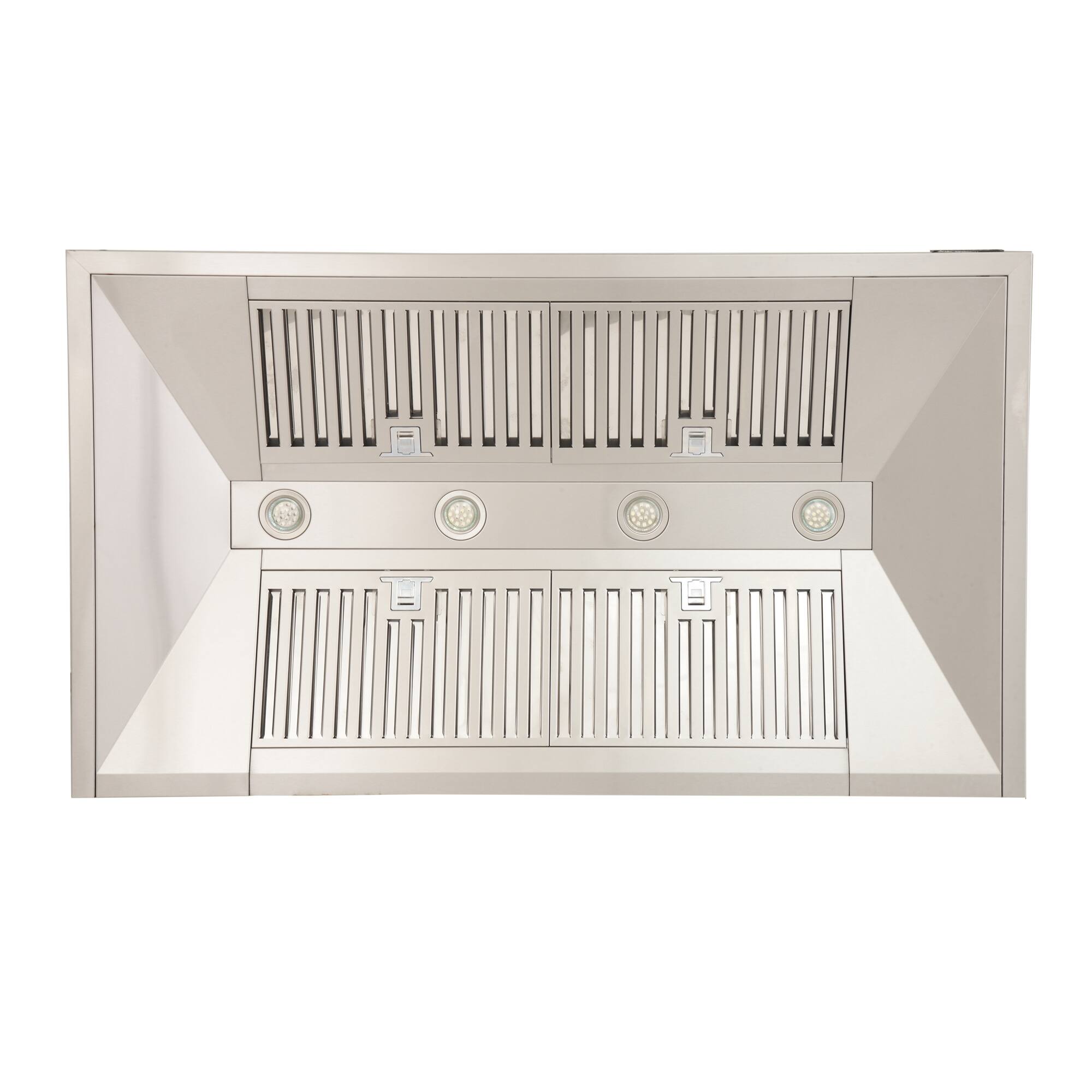 Back. Kucht - 48" Wall Mount Range Hood 1200 CFM – Stainless Steel - Stainless Steel.