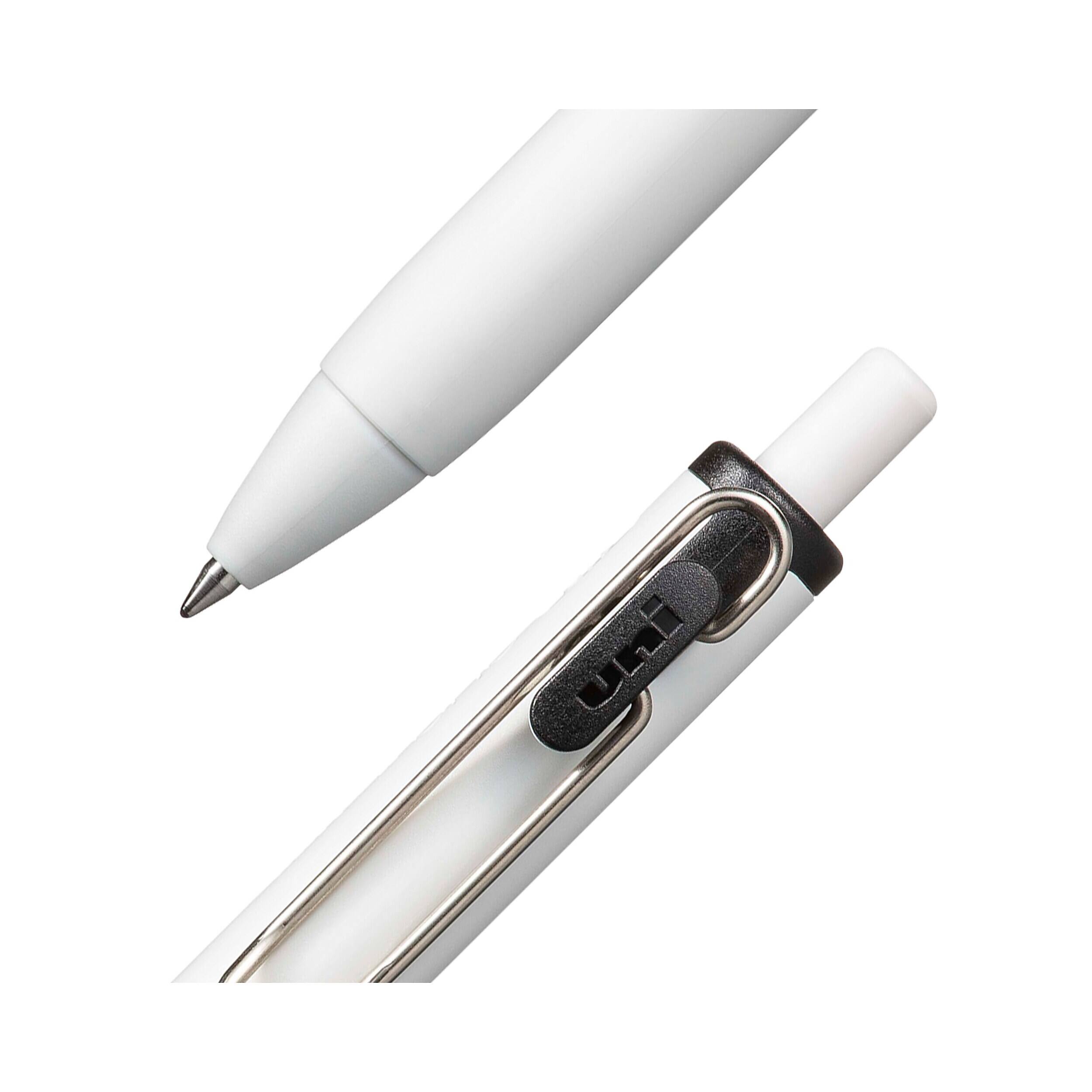 Alt View 1. uni-ball - uni-ball one Retractable Gel Pens, Medium Point, 0.7mm, Black/Blue Ink, 5/Pack (70380).