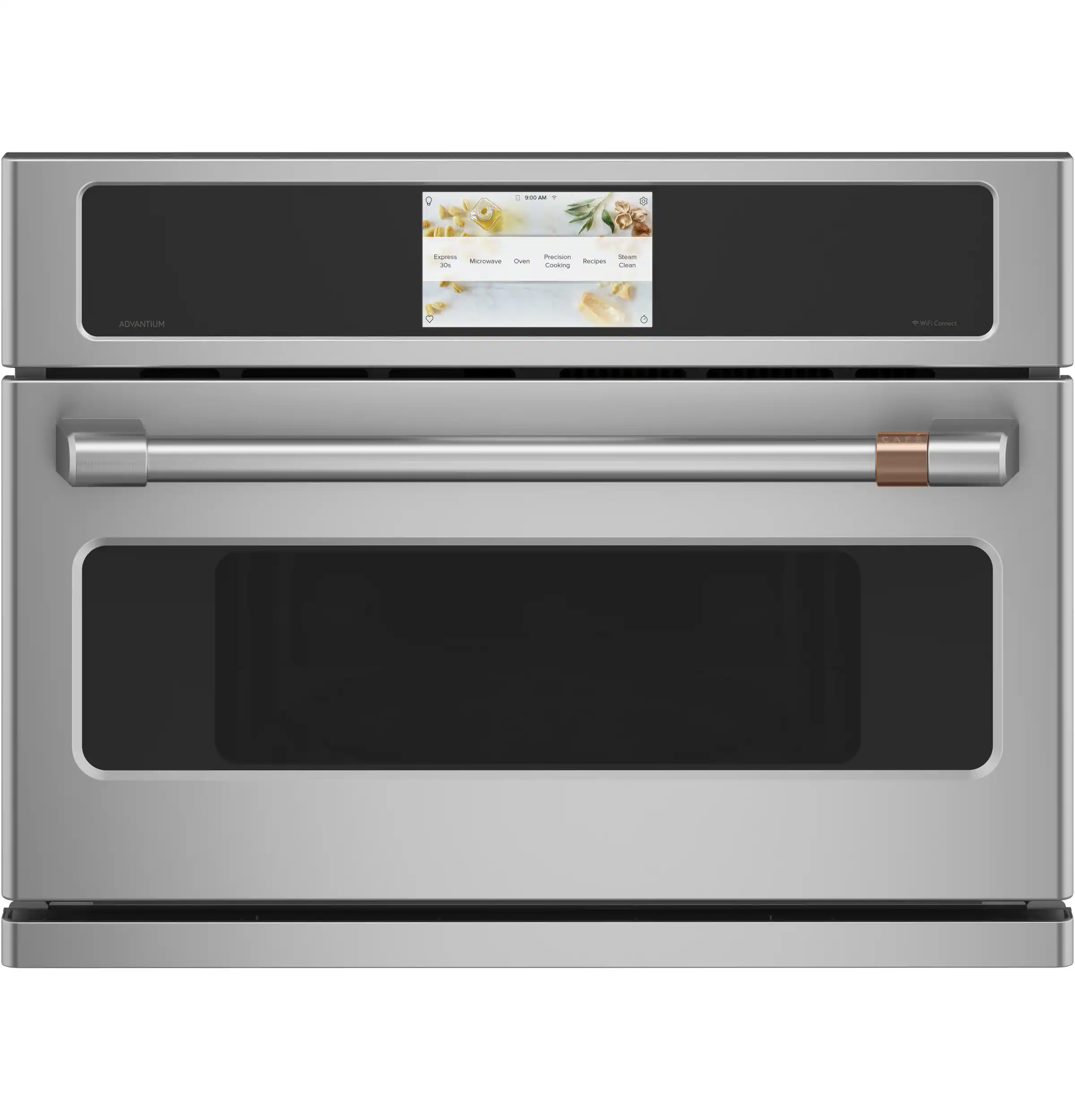 Café - 1.7 Cu. Ft. Convection Built-In Microwave with Sensor Cooking and 120V Five in One Advantium Technology - Stainless Steel