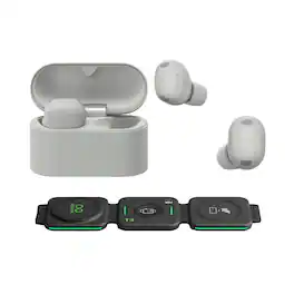 Sony - WF-1000XM6 Wireless Earbuds (Platinum Silver) with 3in1 Portable Accessory