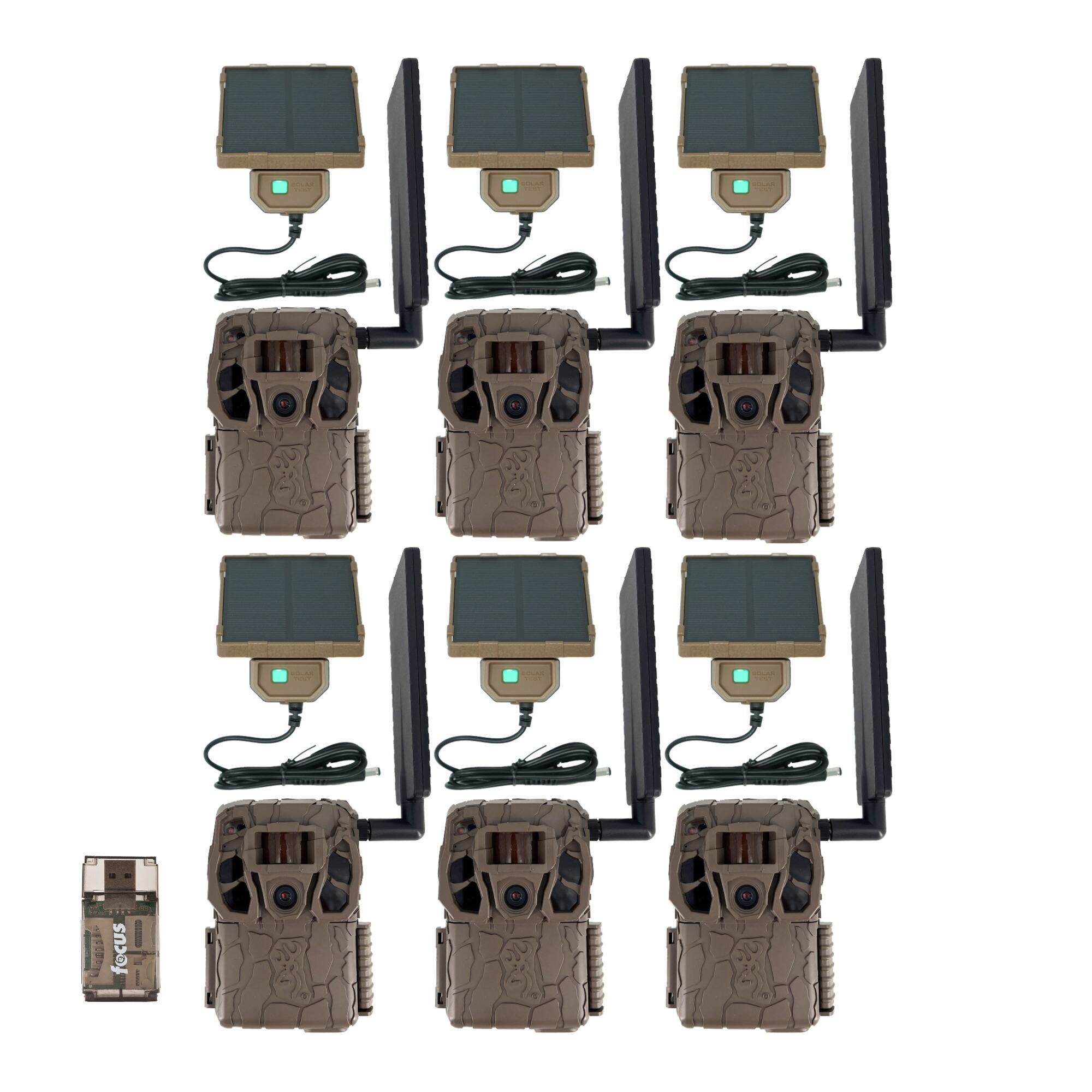 Front. Browning - Browning Defender Wireless Vision Pro HD Livestream Trail Camera (6-Pack) Bundle.