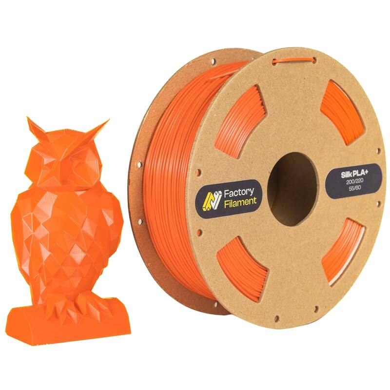 Factory Filament - 1.75mm PLA 3D Printer Filament, 1 KG Spool, Dimensional Accuracy +/- 0.02 mm, 3D Printing Filament - Silk Red price history on PriceWatchPro