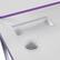 Alt View 16. OSP Home Furnishings - Emulator Gaming Desk - Purple / Carbon.