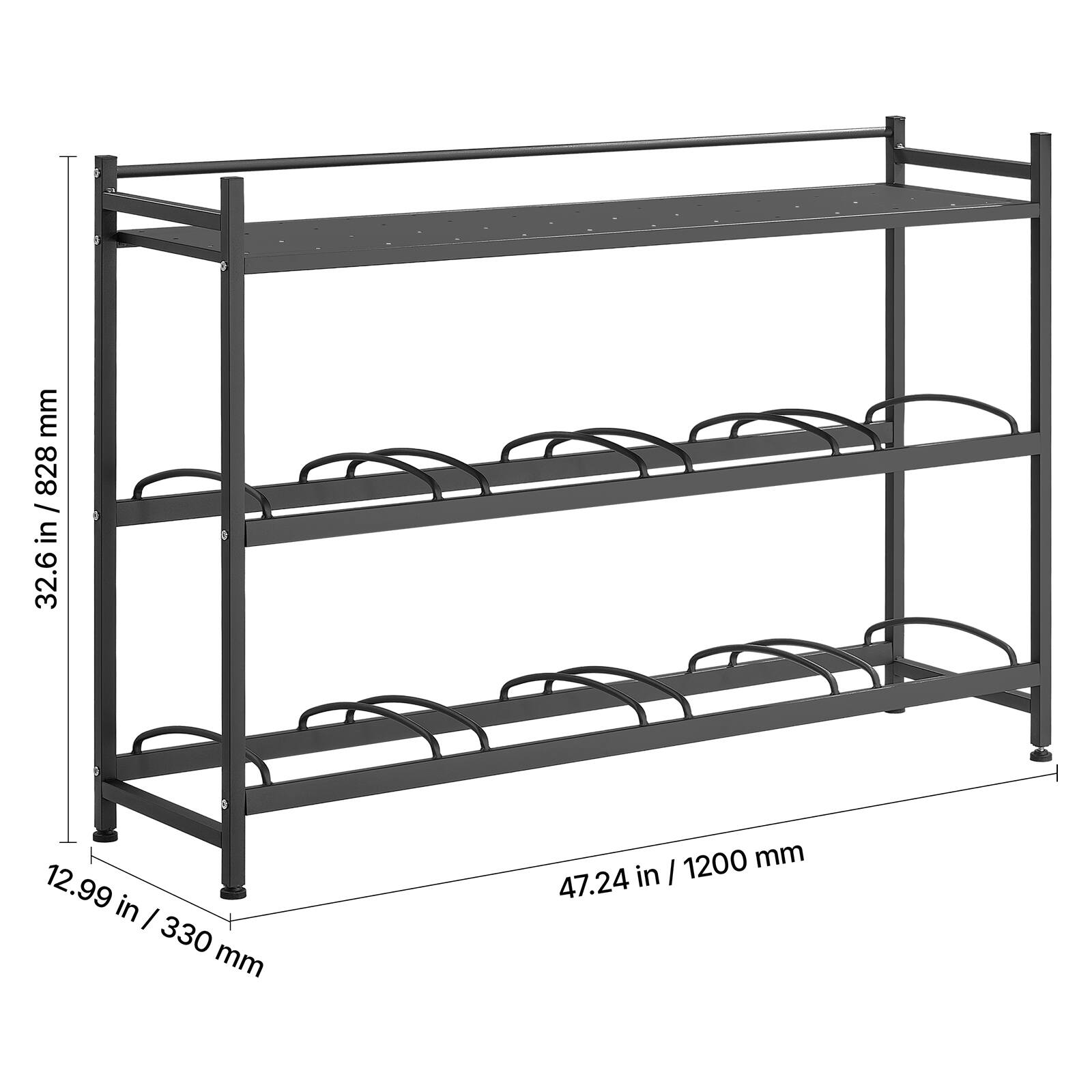 mm 828 / in  
32.6 in / 828 mm  
12.99 in / 330 mm  
47.24 in / 1200 mm