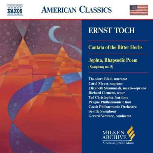 Toch / Meyer / Shammash / Clement / Schwarz - Bitter Herbs / Jephta  - COMPACT DISCS