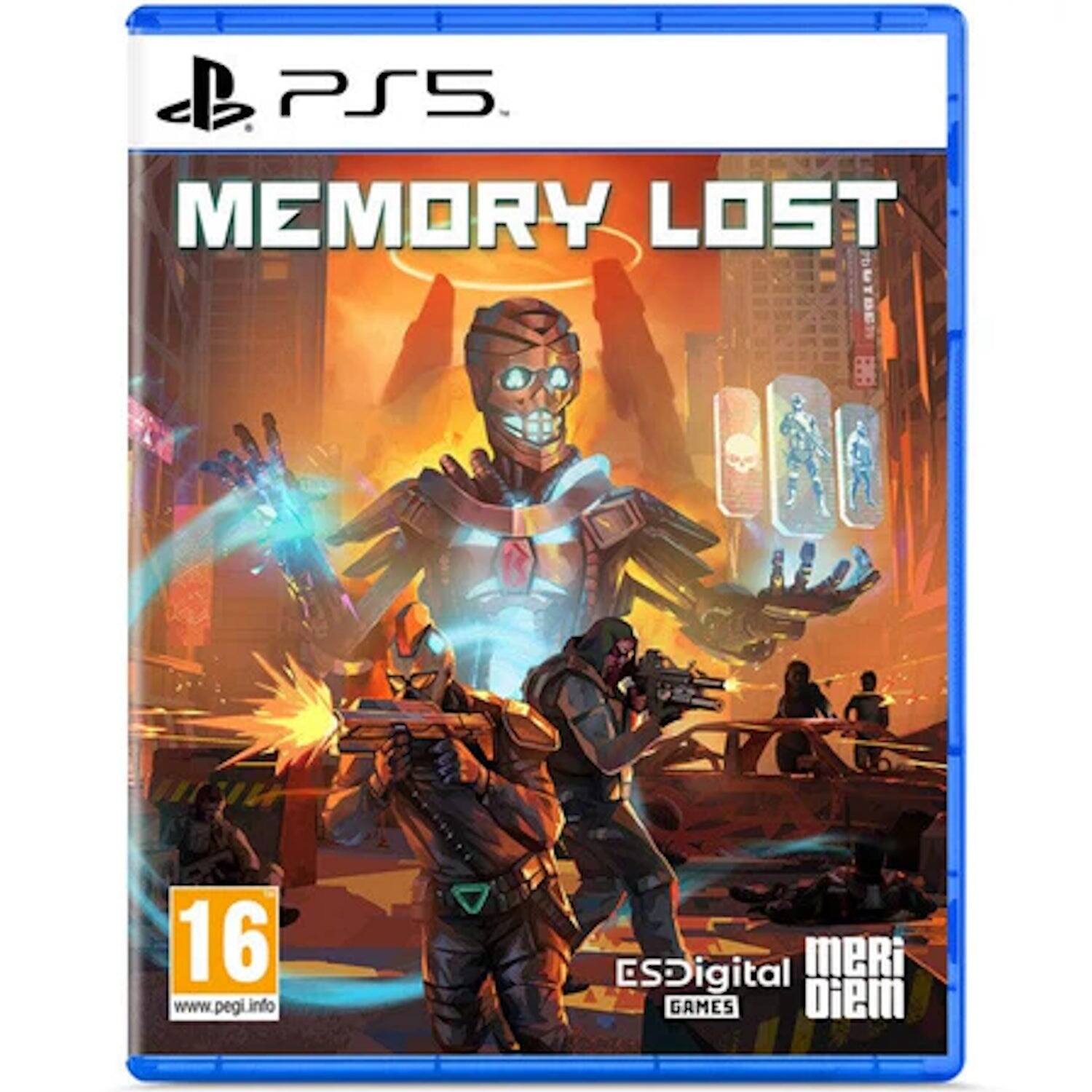 PS5 MEMORY LOST 16 www.pegi.info ESDigital MERi GAMES Diem