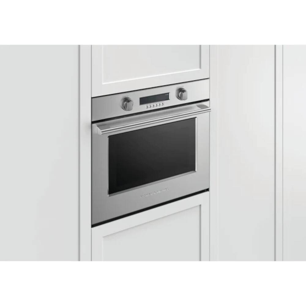 Alt View 11. Fisher & Paykel - 30-in Built-In Single Electric Convection Wall Oven - Stainless Steel.