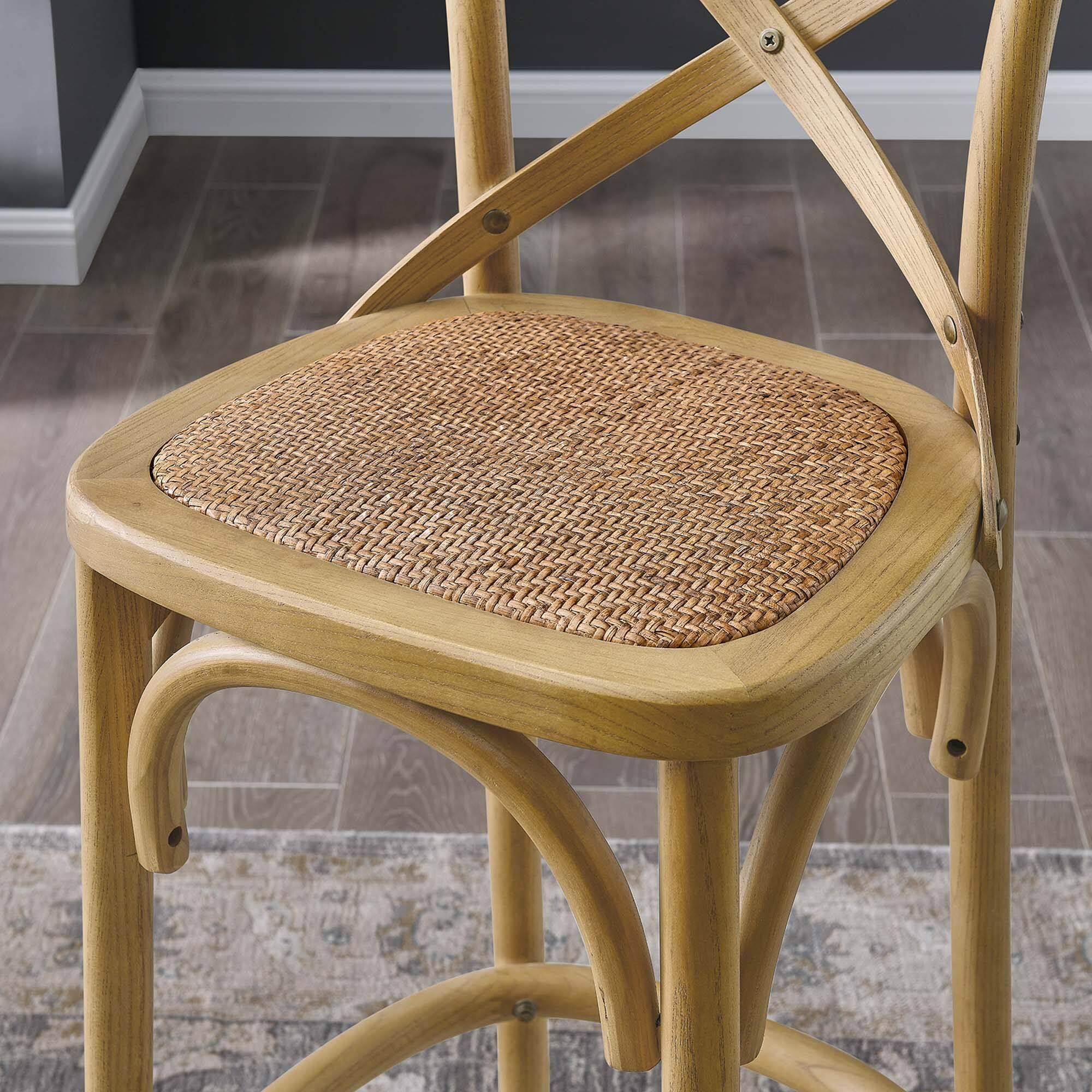 Alt View 5. Modway - Gear Bar Stool - Brown.